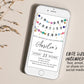 In My Forties Era Invitation With Photo Editable Template, Friendship Bracelet Party Invite, 40th Birthday Girl Eras Music Party Gems Evite