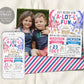 Axolotl Joint Siblings Birthday Invitation Editable Template