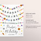 In My Spooky Girl Era Welcome Sign Editable Template, Halloween Ghost Friendship Bracelet Party Birthday Poster, Eras Spooktacular Board