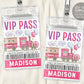 Train Birthday VIP Pass Editable Template