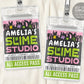 Slime Studio VIP Pass Editable Template