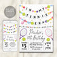 In My Tennis Era Birthday Invitation Editable Template
