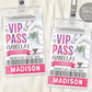 Ice Skating Birthday All Star VIP Pass Editable Template