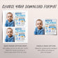 Movie and Pajamas Birthday Invitation With Photo Editable Template, Boy Slumber Party Popcorn Cinema Movie Ticket Invite, Sleepover Evite