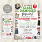 Teacher Retirement Invitation Editable Template