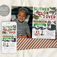 Snake Birthday Invitation With Photo Editable Template