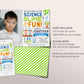 Science Slime Birthday Invitation With Photo Editable Template, Boy Scientist Slime Experiment Party Invite, Kid Professor Science Lab Evite