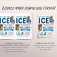 Ice Skating Birthday Invitation Editable Template, Boy Ice Hockey Skating Party Invite, Let's Hit The Ice Sports Winter Skate Rink Evite