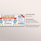 Pickleball Lessons Gift Certificate Editable Template, Surprise Pickle Ball Classes Voucher, Pickleball Lover Gift Idea Experience Coupon
