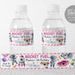 Outer Space Party Water Bottle Labels Editable Template