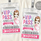 Mermaid VIP Pass Editable Template