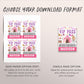 Circus Birthday All Star VIP Pass Editable Template, Girl Carnival Party All Access Pass, Come One Come All Guest Name Tag ID Badge Lanyard