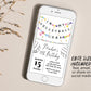 In My Volleyball Era Birthday Invitation Editable Template, Volleyball Friendship Bracelet Party Invite, Sports Game Tournament Eras Evite