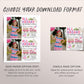Train Birthday Invitation With Photo Editable Template, Girl Train Boarding Pass Party Invite, All Aboard The Birthday Express Travel Evite