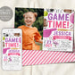 All Star Sports Birthday Invitation With Photo Editable Template