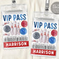 Bowling VIP Pass Editable Template