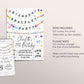 Friendship Bracelet Birthday Invitation Editable Template, Bracelet Making Party Invite, Let's Party Girl Jewelry Making Beads Party Evite
