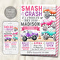 Monster Truck Birthday Invitation Editable Template