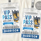 Ice Skating Birthday All Star VIP Pass Editable Template