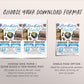 Adventure Awaits Travel Joint Siblings Birthday Invitation Editable Template, Twin Boys Around the World Party Invite, Vintage Map Evite