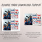 Ice Hockey Joint Siblings Birthday Invitation With Photo Editable Template, Boy Twins Ice Skating Rink Invite, Sport Puck Stick Helmet Evite