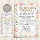 Graduation Floral Invitation Editable Template