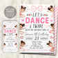 Ballerina Birthday Invitation Editable Template