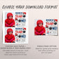 Ice Hockey First Birthday Invitation With Photo Editable Template, Boy Rookie Of The Year Ice Skating Hockey Invite, Kids Sports Theme Evite