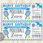 Pickleball Lessons Gift Certificate Editable Template