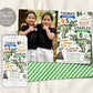 Sibling Dinosaur Birthday Invitation With Photo Editable Template