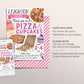 Pizza And Cupcakes Decorating Party Invitation Editable Template, Girl Baking Birthday Evite, Kids Preteen Chef Cooking Party Invite