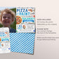 Pizza and Paint Party Birthday Invitation With Photo Editable Template, Boy Teen Tween Painting and Pizza Evite, Dress for a Mess, Painting