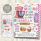 Baking Birthday Party Invitation Editable Template