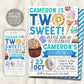 Two Sweet Invitation Editable Template