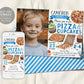 Pizza And Cupcakes Decorating Party Invitation With Photo Editable Template
