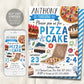 Pizza And Cake Decorating Party Invitation Editable Template