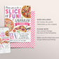 Pizza Party Birthday Invitation Editable Template, Kids Pizza Party Invite, Girl Pizza Making Evite, Slice Of Fun Pizzeria Teen Tween