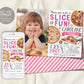 Pizza Party Birthday Invitation With Photo Editable Template