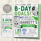 Soccer Birthday Invitation Editable Template