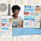 Rise and Shine Kids Breakfast Brunch Invitation With Photo Editable Template