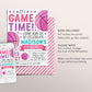 Basketball Birthday Invitation Editable Template, Girl Basketball Party Invite, Kids Sports Theme Evite, It's Game Time Slam Dunk Printable