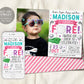 Golf Fourth Birthday Invitation With Photo Editable Template