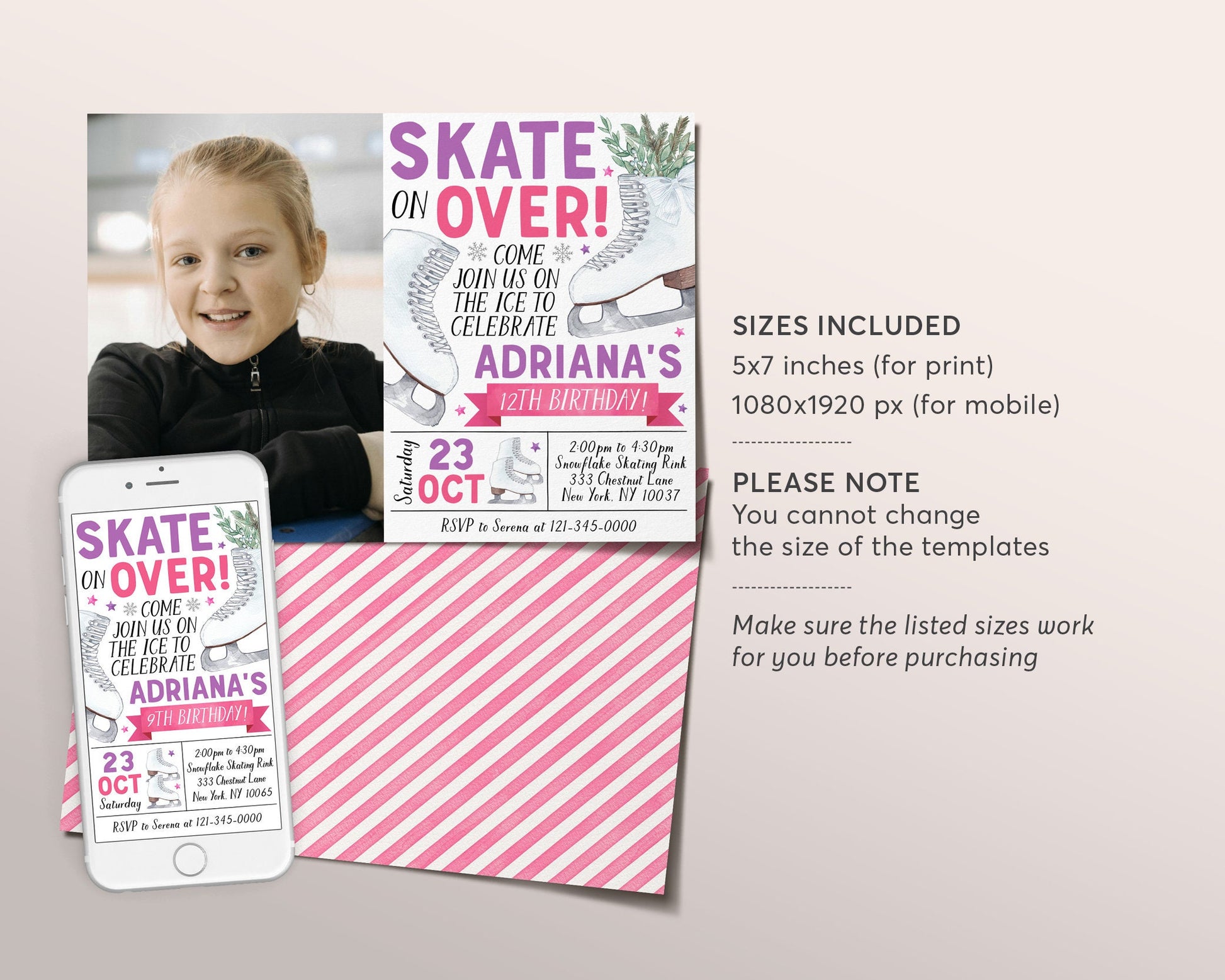ice-skating-birthday-invitation-with-photo-editable-template-girl-win-puff-paper-co for Free Printable 12th Birthday Invitation Ice Skating Birthday Invitation With Photo Editable Template, Girl Win – Puff Paper Co for Free Printable 12th Birthday Invitation