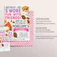 S'mores Birthday Invitation Editable Template, Girl Backyard Camping Invite, Kids Smores Bonfire Campfire Evite, Smore Fun With Friends