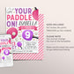 Ping Pong Birthday Invitation Editable Template, Girl Table Tennis Party Invite, Sports Theme Evite, Indoor Tennis Game Match Tournament