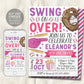 Baseball Birthday Invitation Editable Template