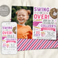 Baseball Birthday Invitation With Photo Editable Template