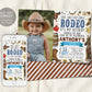 Second Rodeo Birthday Invitation With Photo Editable Template