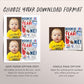 Football First Birthday Invitation With Photo Editable Template, Rookie Of The Year Invite, Kids Sports Theme It's Game Time First Year Down
