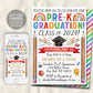 Pre-K Graduation Ceremony BUNDLE Editable Template, Preschool Kindergarten Class Graduation Certificate, Graduation Invitation Invite Evite